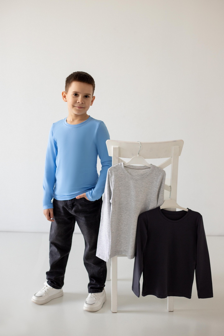 Комплект із 3-х лонгслівів для хлопчиків